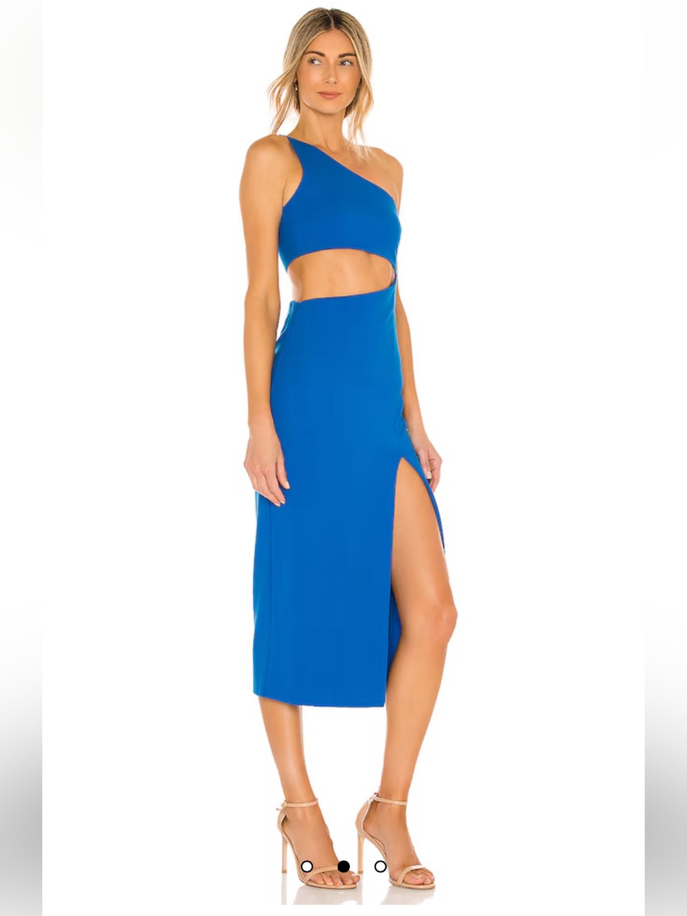 NBD Kody Cutout Midi Dress in Blueberry